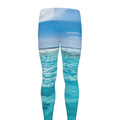 Caribbean Ocean Print Men's Leggings