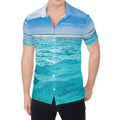 Caribbean Ocean Print Men's Shirt