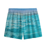 Caribbean Ocean Print Mesh Shorts