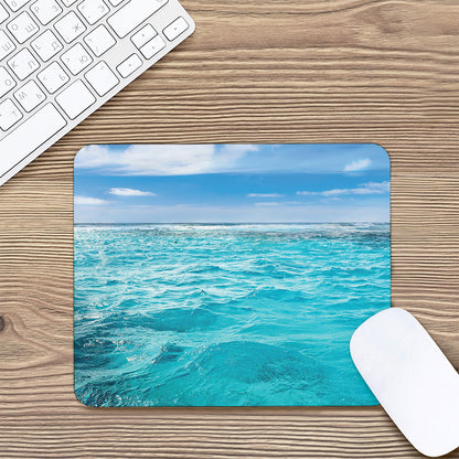Caribbean Ocean Print Mouse Pad