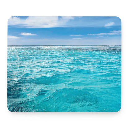 Caribbean Ocean Print Mouse Pad