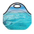 Caribbean Ocean Print Neoprene Lunch Bag