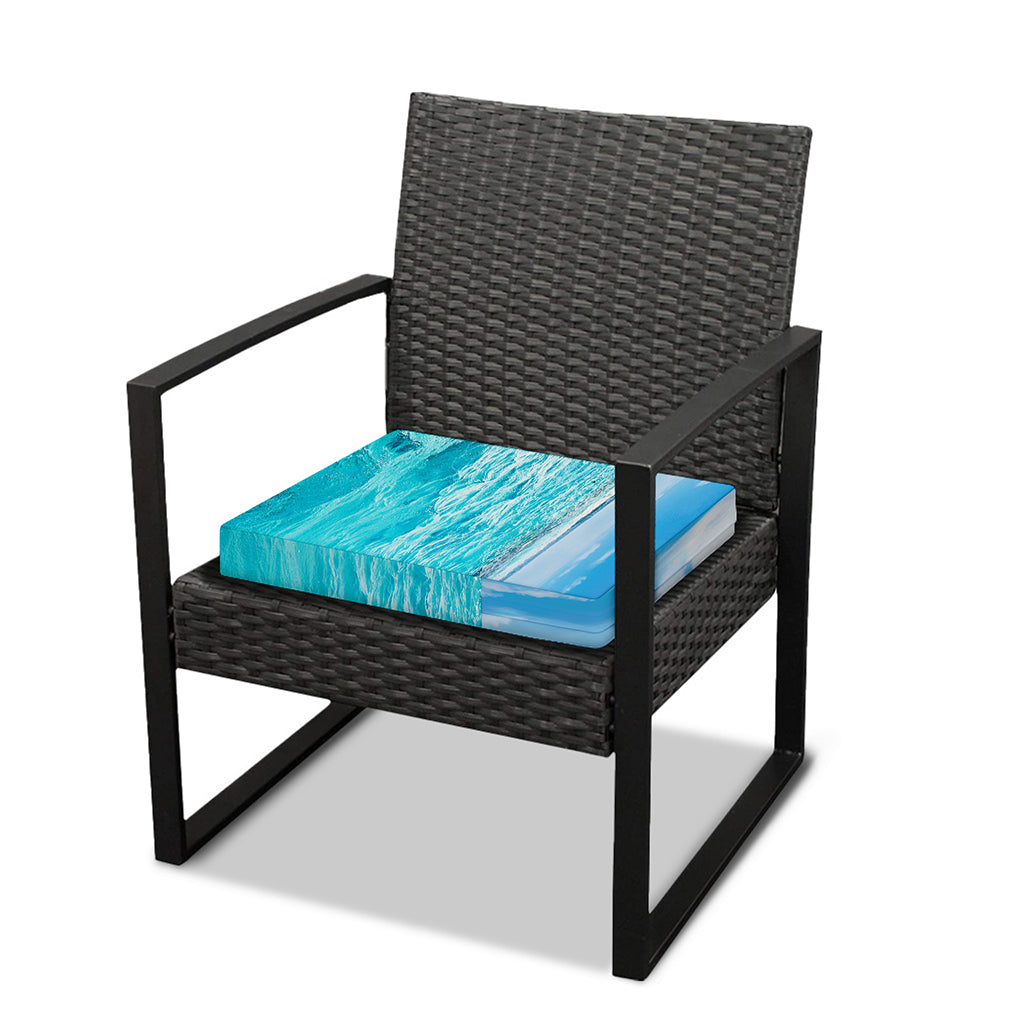 Caribbean Ocean Print Outdoor Seat Cushion Cover