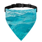 Caribbean Ocean Print Over The Collar Dog Bandana