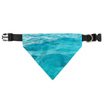 Caribbean Ocean Print Over The Collar Dog Bandana