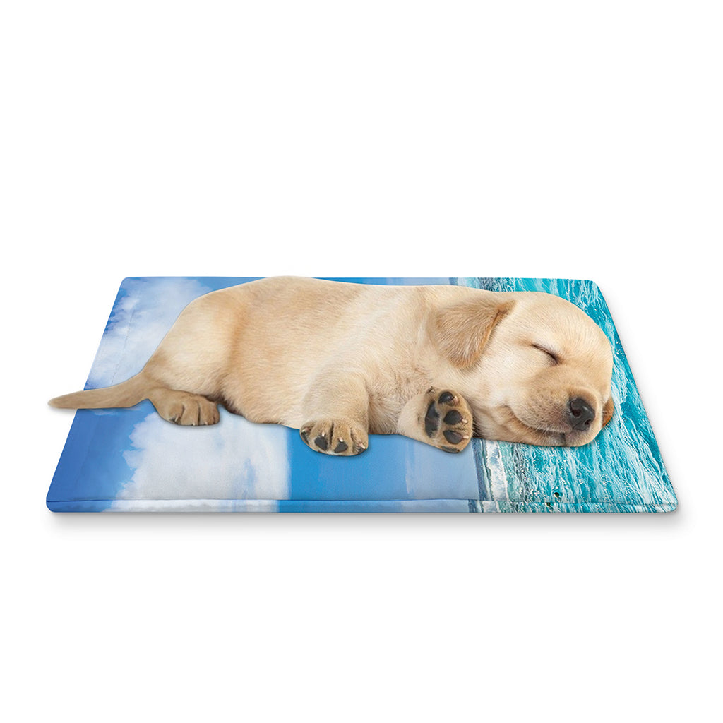 Caribbean Ocean Print Pet Cooling Mat Cover