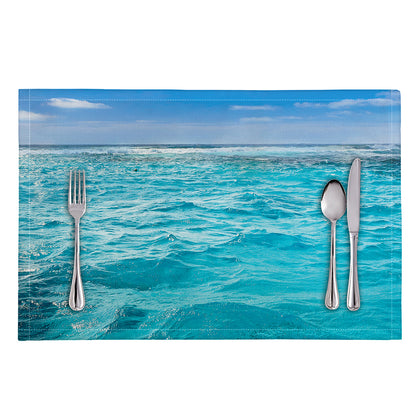 Caribbean Ocean Print Placemat