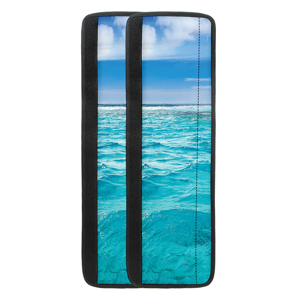 Caribbean Ocean Print Refrigerator Handle Covers