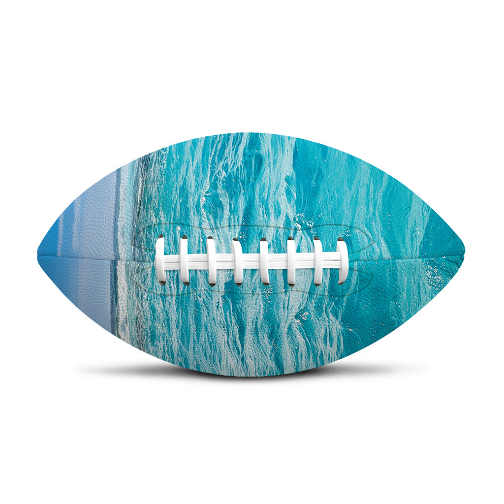 Caribbean Ocean Print Rugby Ball