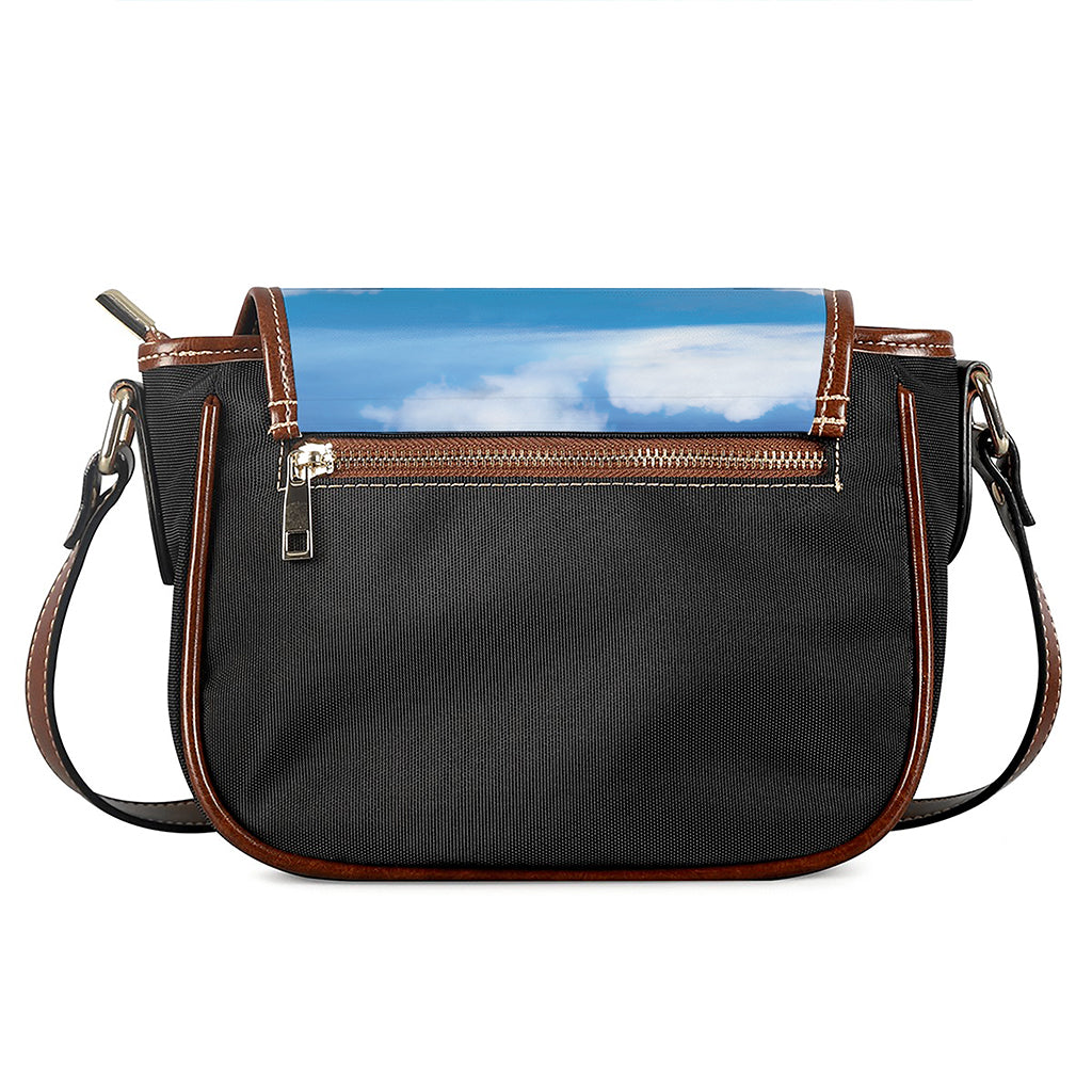 Caribbean Ocean Print Saddle Bag