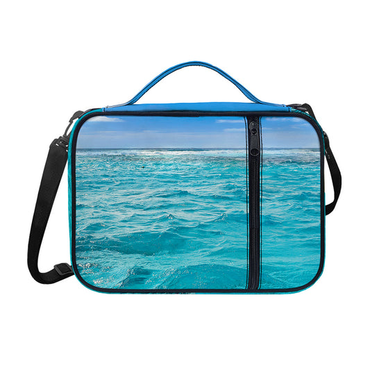 Caribbean Ocean Print Shoulder Strap Bible Bag