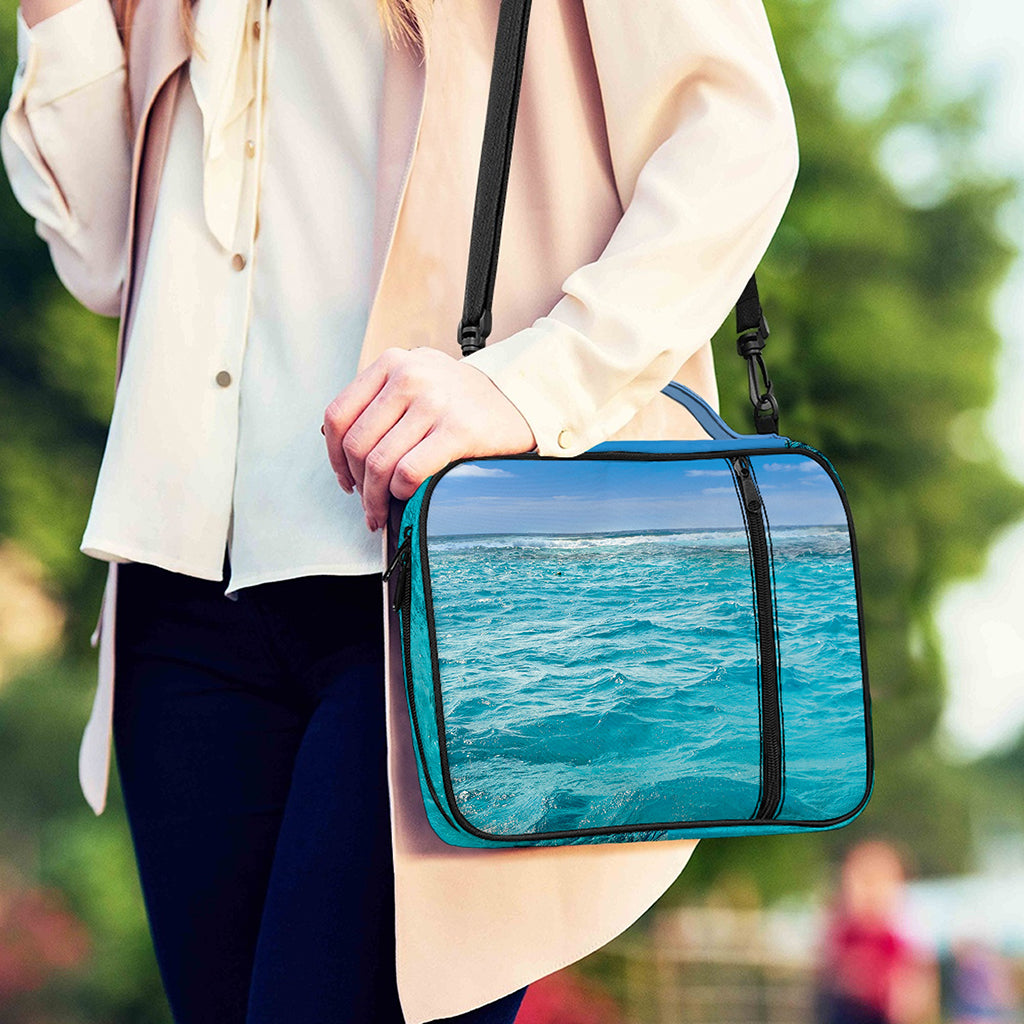 Caribbean Ocean Print Shoulder Strap Bible Bag