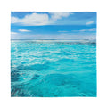 Caribbean Ocean Print Silk Bandana
