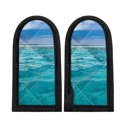 Caribbean Ocean Print Skillet Handle Cover