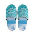 Caribbean Ocean Print Slippers