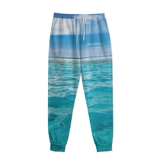 Caribbean Ocean Print Sweatpants