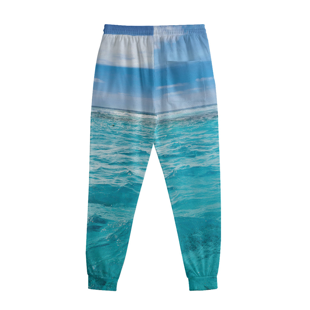 Caribbean Ocean Print Sweatpants