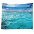 Caribbean Ocean Print Tapestry