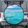 Caribbean Ocean Print Tire Cover