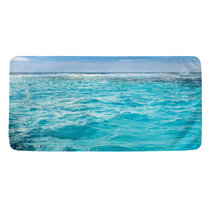 Caribbean Ocean Print Towel