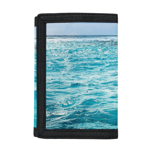 Caribbean Ocean Print Trifold Wallet