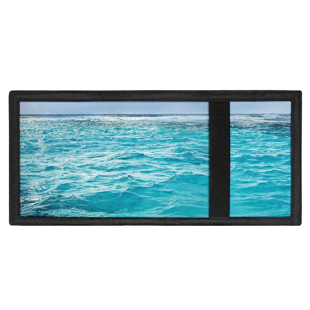 Caribbean Ocean Print Trifold Wallet