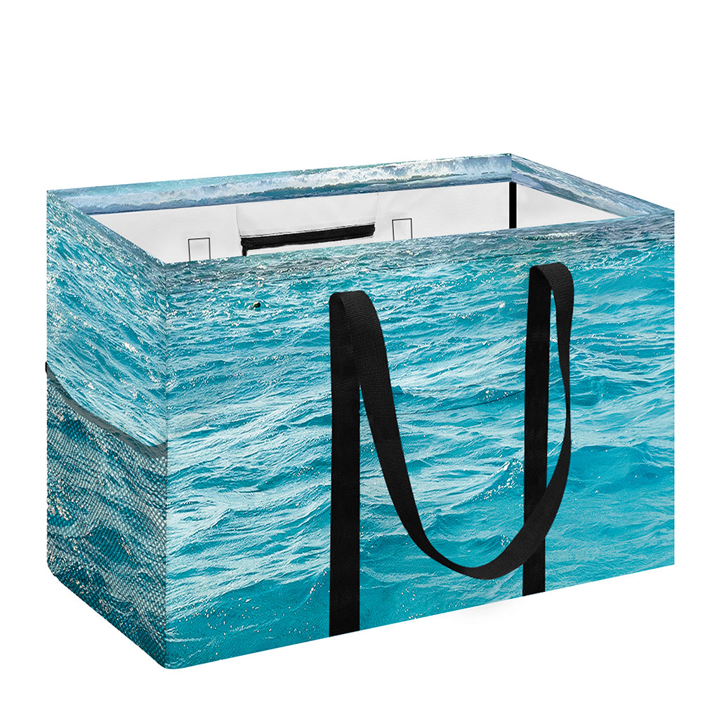 Caribbean Ocean Print Utility Tote Bag