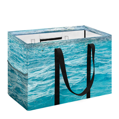 Caribbean Ocean Print Utility Tote Bag
