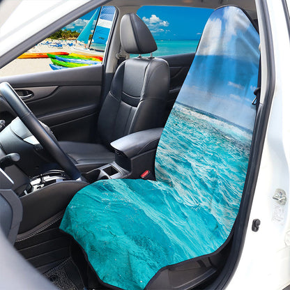 Caribbean Ocean Print Waterproof Car Seat Cover