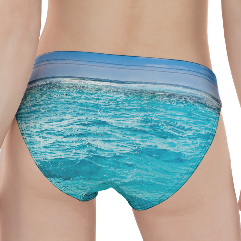 Caribbean Ocean Print Women's Panties