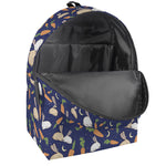 Carrot And Rabbit Pattern Print Backpack