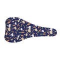 Carrot And Rabbit Pattern Print Bicycle Seat Cover