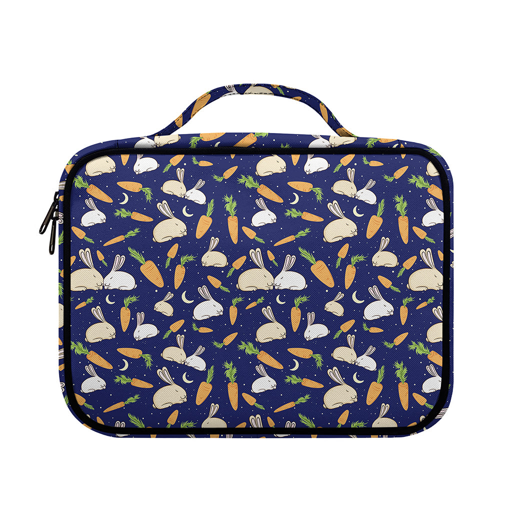 Carrot And Rabbit Pattern Print Briefcase Bible Bag