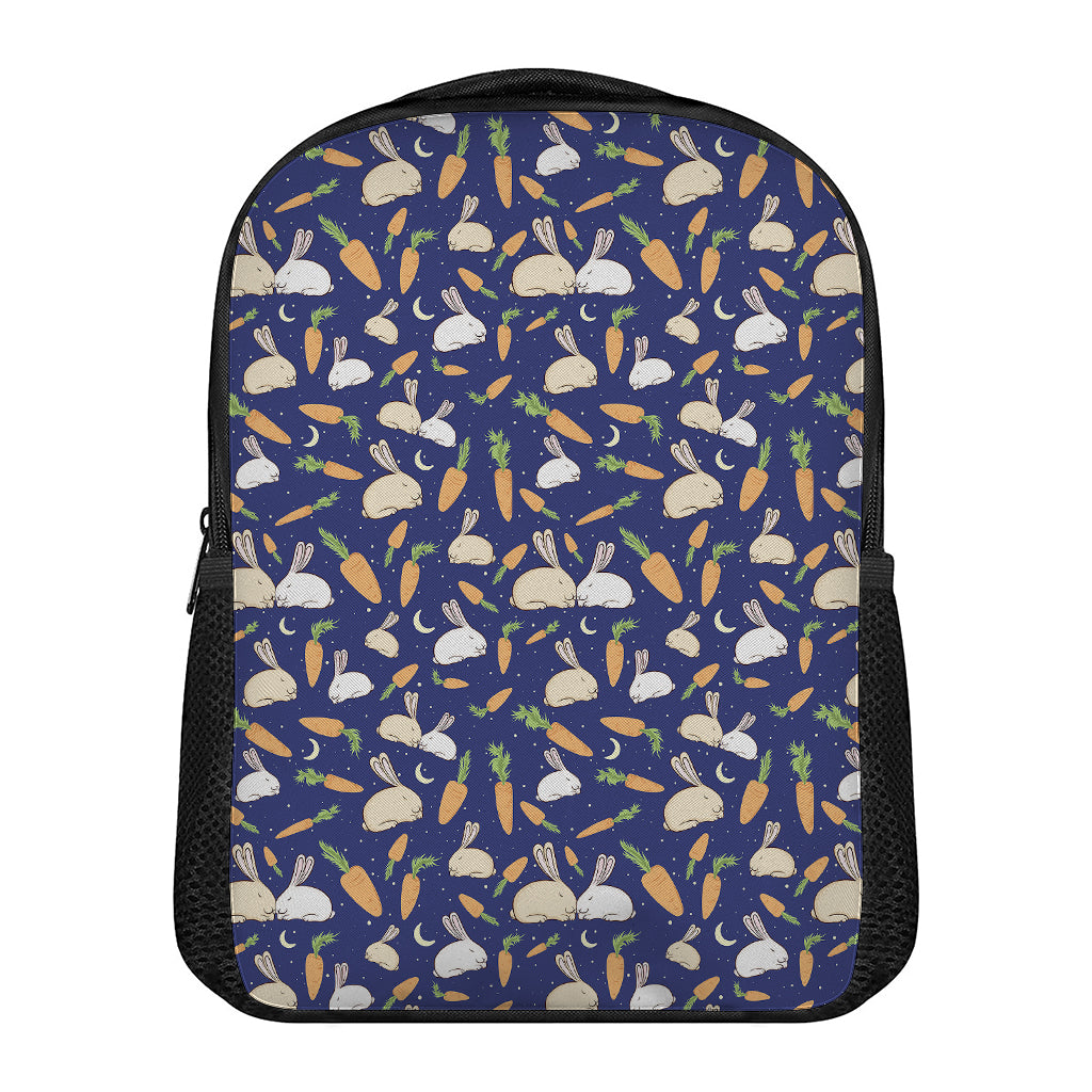 Carrot And Rabbit Pattern Print Casual Backpack