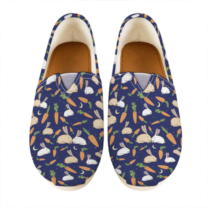 Carrot And Rabbit Pattern Print Casual Shoes