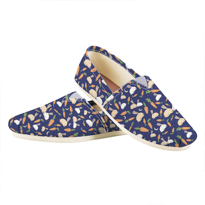 Carrot And Rabbit Pattern Print Casual Shoes