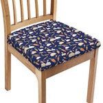 Carrot And Rabbit Pattern Print Chair Cushion Cover