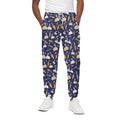 Carrot And Rabbit Pattern Print Cotton Sweatpants