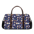 Carrot And Rabbit Pattern Print Duffel Bag