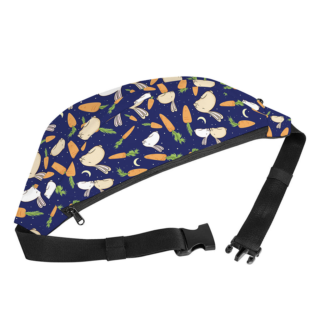 Carrot And Rabbit Pattern Print Fanny Pack