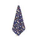 Carrot And Rabbit Pattern Print Hand Towel