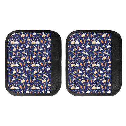 Carrot And Rabbit Pattern Print Handle Covers