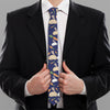 Carrot And Rabbit Pattern Print Necktie