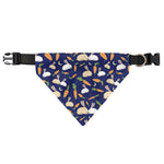 Carrot And Rabbit Pattern Print Over The Collar Dog Bandana