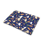 Carrot And Rabbit Pattern Print Pet Cooling Mat Cover