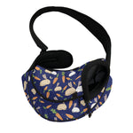 Carrot And Rabbit Pattern Print Pet Sling Carrier