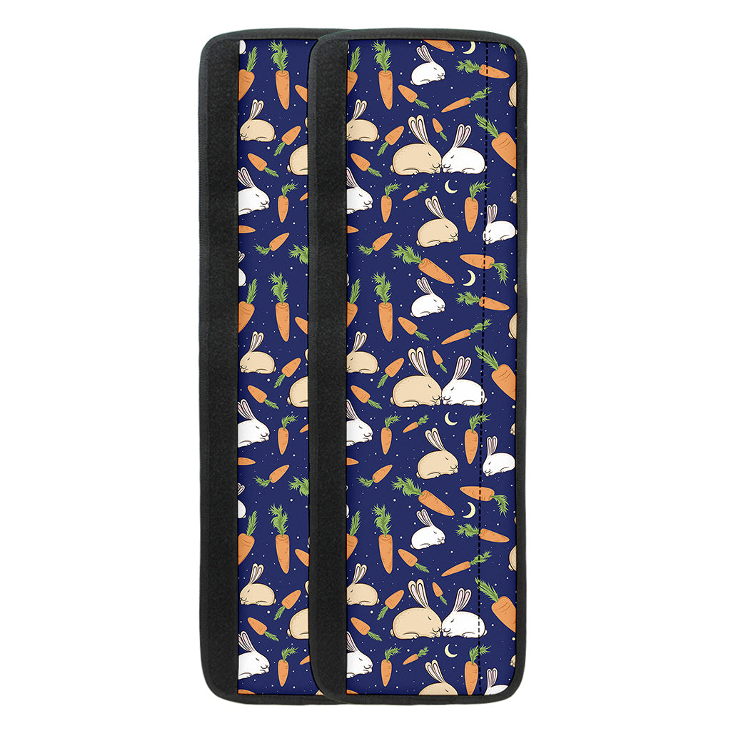 Carrot And Rabbit Pattern Print Refrigerator Handle Covers