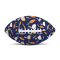 Carrot And Rabbit Pattern Print Rugby Ball