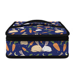 Carrot And Rabbit Pattern Print Small Lunch Bag