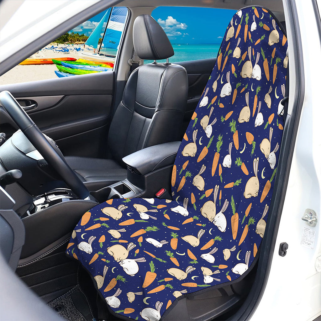 Carrot And Rabbit Pattern Print Waterproof Car Seat Cover